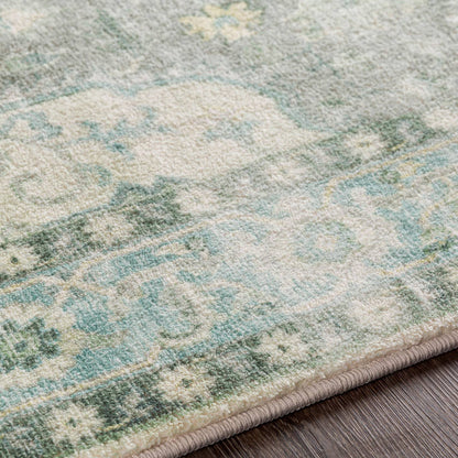 Heiereind Traditional Sage Area Rug
