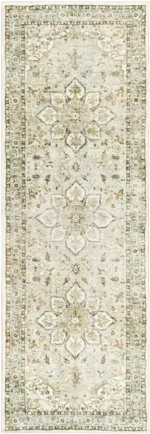 Heiereind Traditional Cream Area Rug