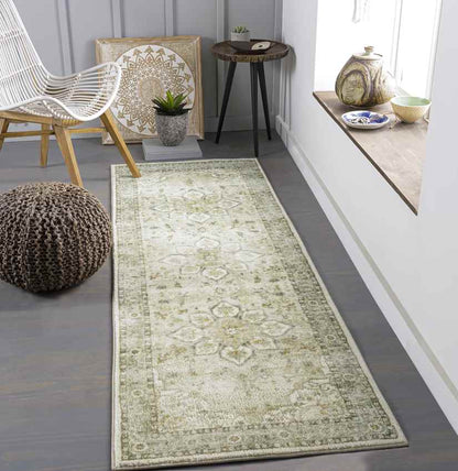 Heiereind Traditional Cream Area Rug