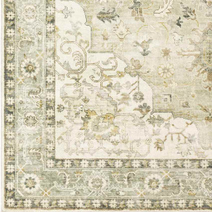 Heiereind Traditional Cream Area Rug