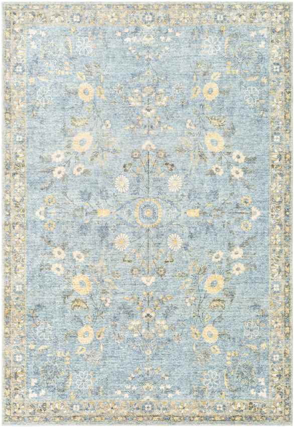 Heidveld Traditional Sky Blue Area Rug