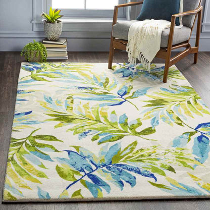 Heihoefke Coastal Lime Area Rug