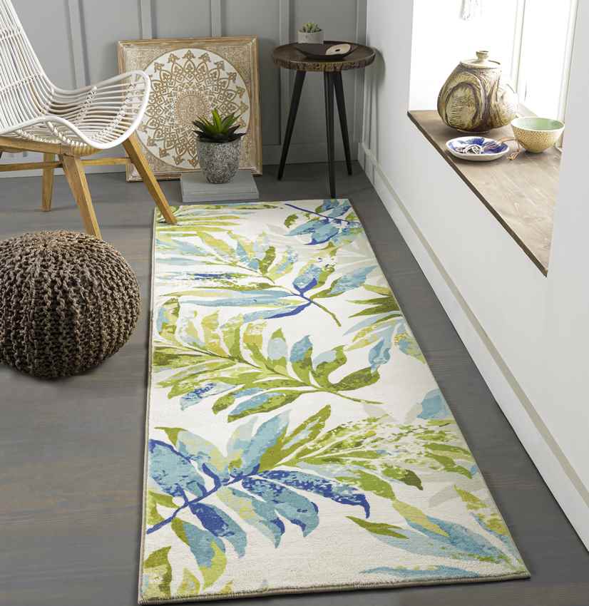 Heihoefke Coastal Lime Area Rug