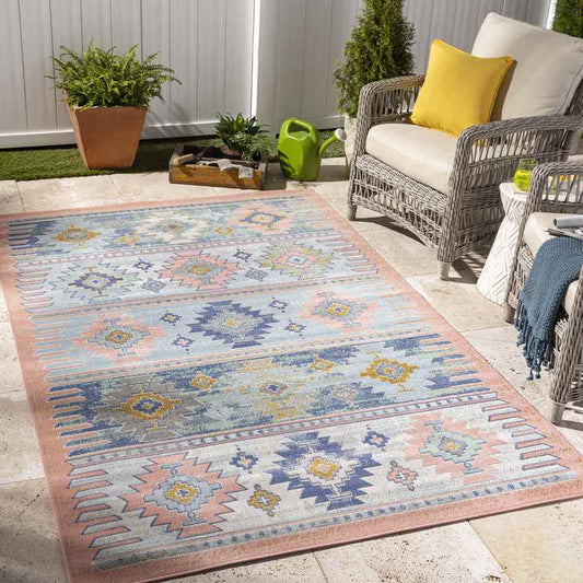 Naicam Rustic Coral Area Rug