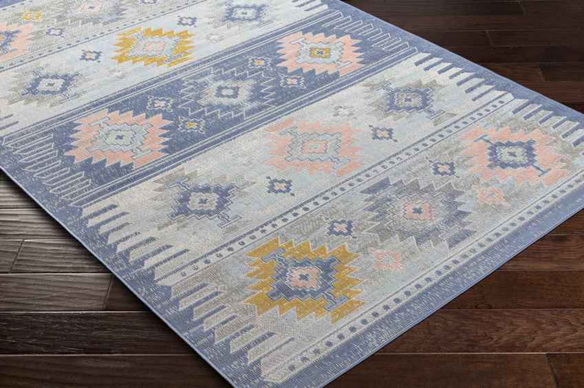 Naicam Rustic Denim Area Rug