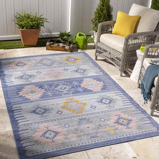 Naicam Rustic Denim Area Rug
