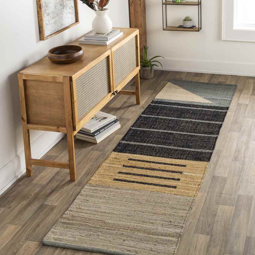 Hoefkens Modern Black Area Rug