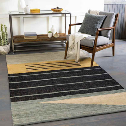 Hoefkens Modern Black Area Rug