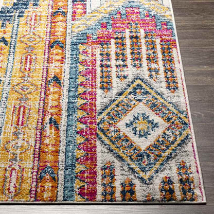 Hool Rustic Bright Pink Area Rug