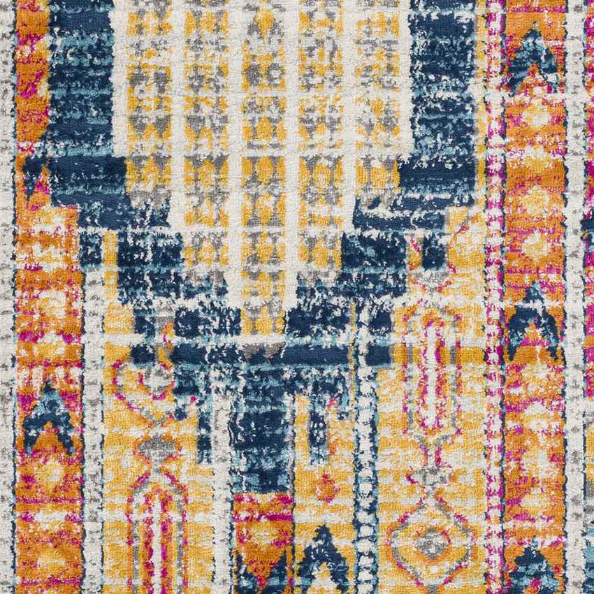 Hool Rustic Bright Pink Area Rug