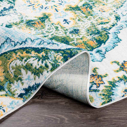 Brongerga Traditional Grass Green Area Rug