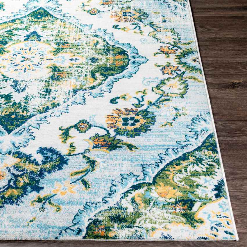 Brongerga Traditional Grass Green Area Rug