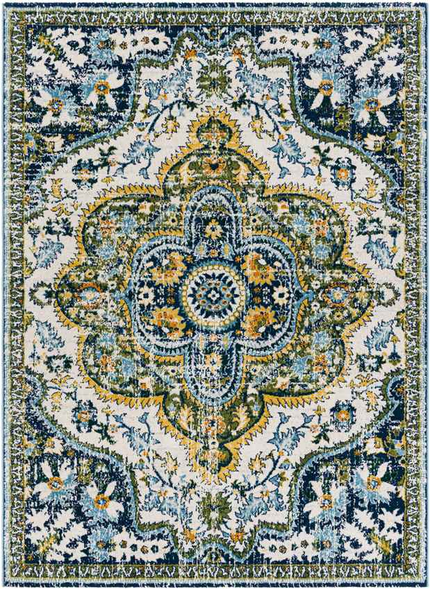 Deinum Traditional Grass Green Area Rug