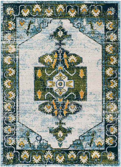 Houtgoor Traditional Grass Green Area Rug