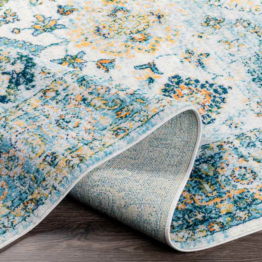 Huij Traditional Dark Green Area Rug