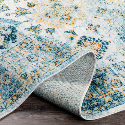 Huij Traditional Dark Green Area Rug