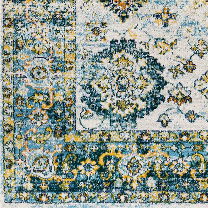 Huij Traditional Dark Green Area Rug