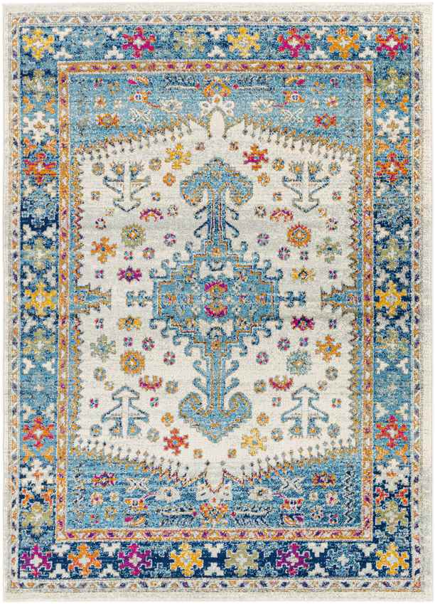 Koks Traditional Teal Area Rug