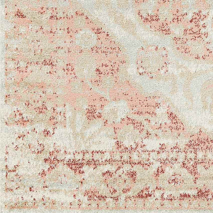 Kreiel Traditional Pale Pink Area Rug