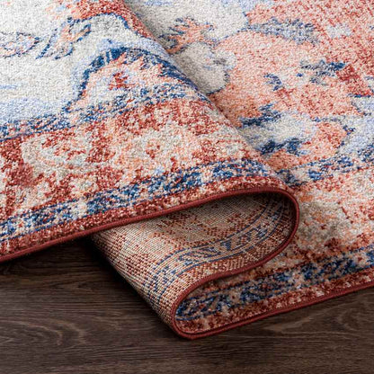 Kreijl Traditional Burned Orange Area Rug