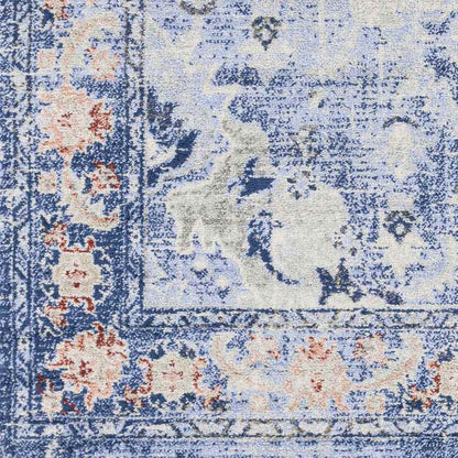 Kreijl Traditional Light Blue Area Rug