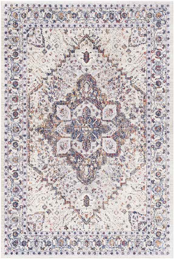 Lieseind Traditional Light Gray Area Rug