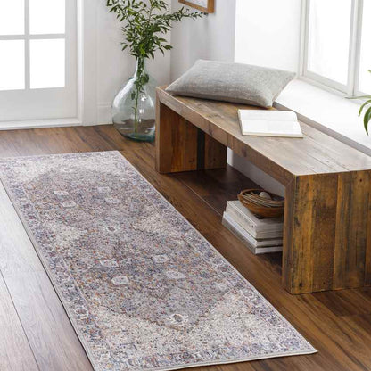 Lieseind Traditional Light Gray Area Rug