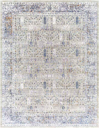 Lieshout Traditional Pale Blue Area Rug