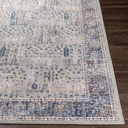 Lieshout Traditional Pale Blue Area Rug