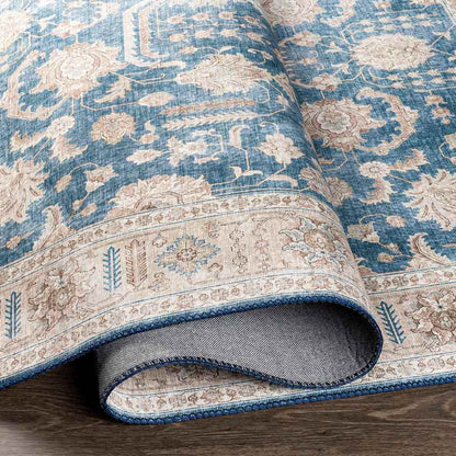 Loeswijk Traditional Blue Area Rug