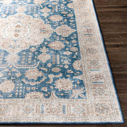 Loeswijk Traditional Blue Area Rug