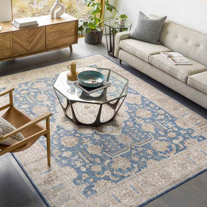 Loeswijk Traditional Blue Area Rug