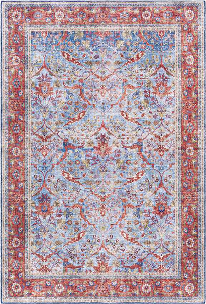 Looieind Traditional Red Area Rug