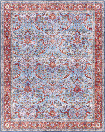 Looieind Traditional Red Area Rug