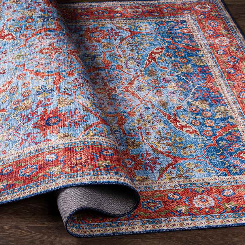 Looieind Traditional Red Area Rug