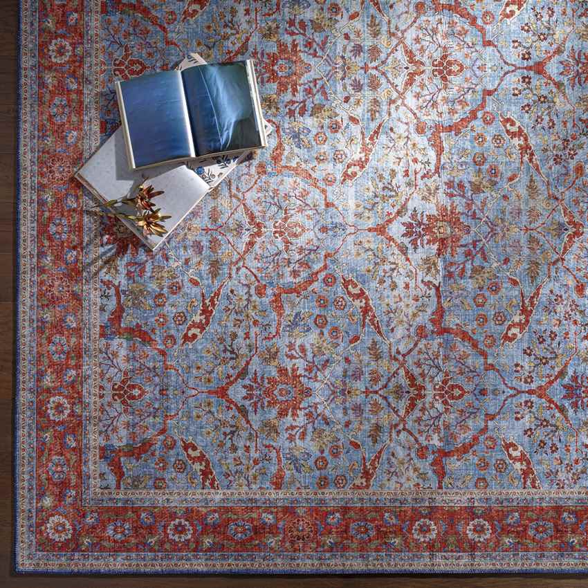 Looieind Traditional Red Area Rug