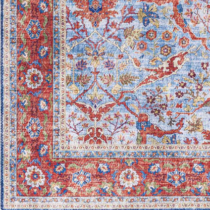 Looieind Traditional Red Area Rug