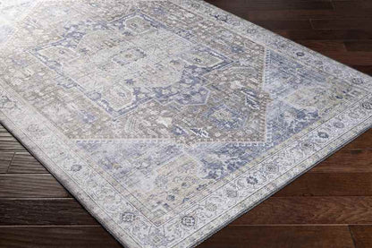 Maasdriel Traditional Dark Blue Area Rug