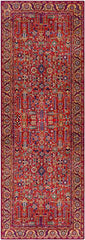Loveren Traditional Bright Red Area Rug