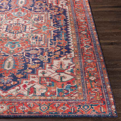 Maaijkant Traditional Burnt Orange Area Rug