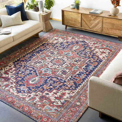 Maaijkant Traditional Burnt Orange Area Rug