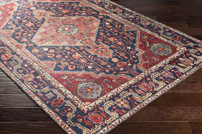 Maashees Traditional Red Area Rug