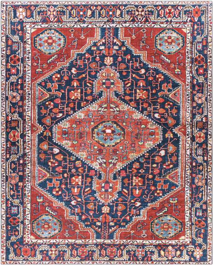 Maashees Traditional Red Area Rug