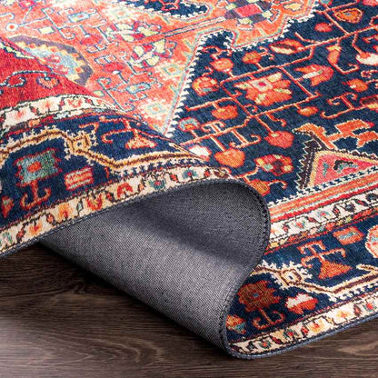 Maashees Traditional Red Area Rug