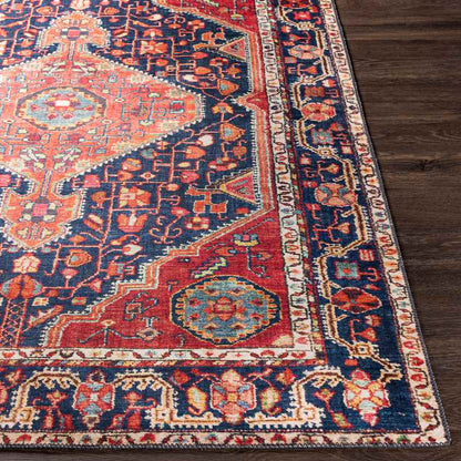 Maashees Traditional Red Area Rug