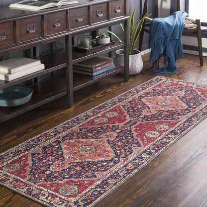 Maashees Traditional Red Area Rug