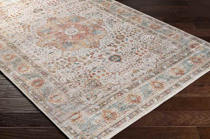 Meemortel Traditional Cream Area Rug