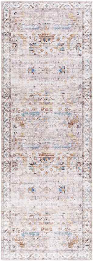 Meeren Traditional Taupe Area Rug