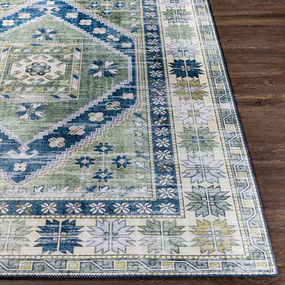 Megen Traditional Grass Green Area Rug