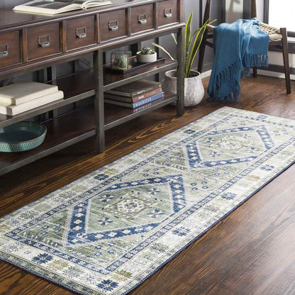 Megen Traditional Grass Green Area Rug